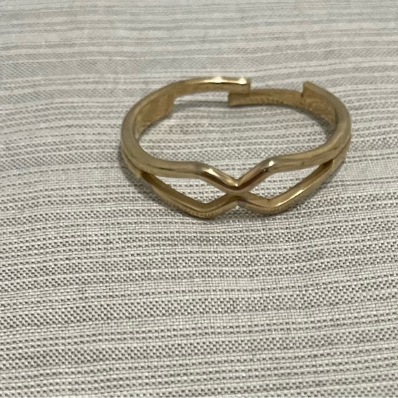 Vintage 50’s Gold Promise Ring - Picture 3 of 6